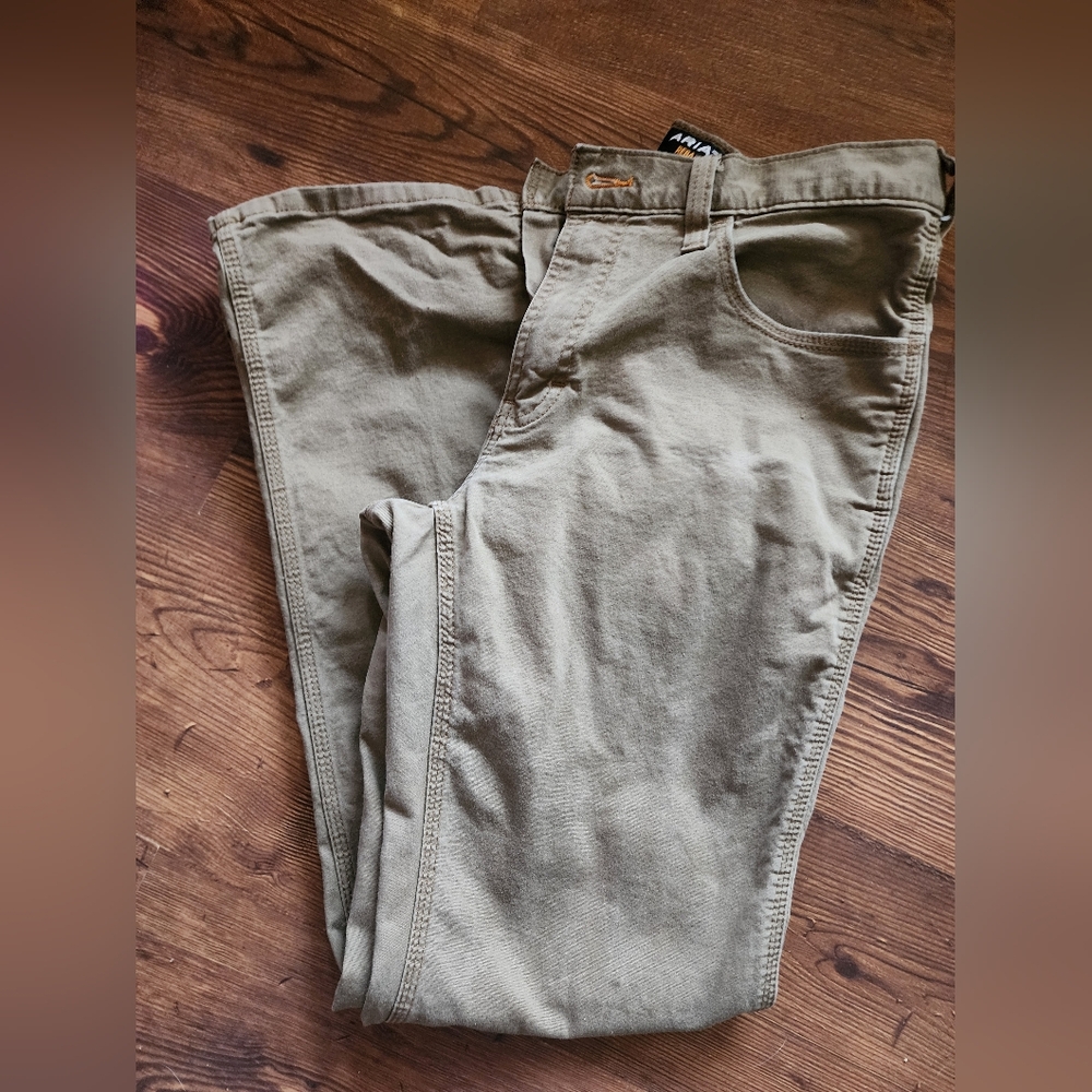 Ariat Rebar Men's Khaki Pants 33x34